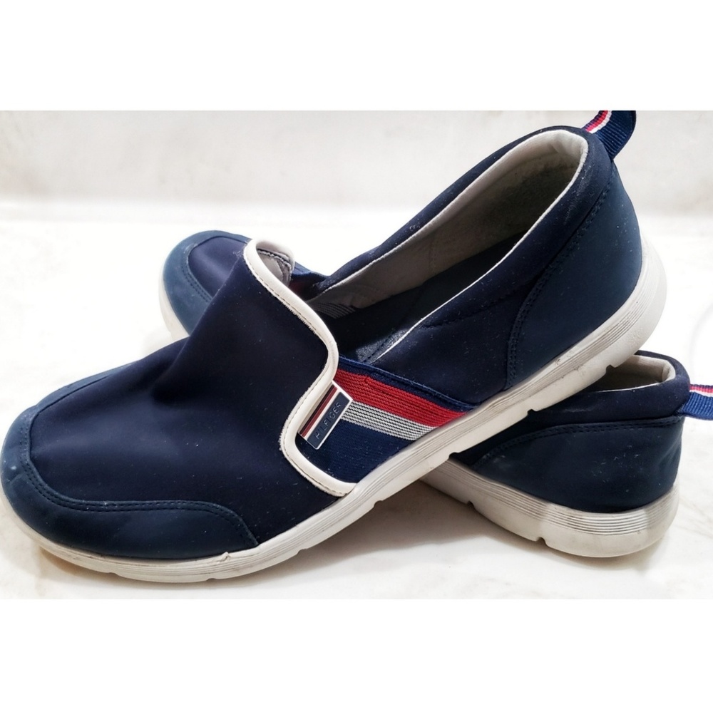 Navy Blue Tommy Hilfiger Slip Ons